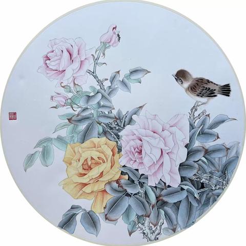 22艺教2班工笔花鸟课结课作业