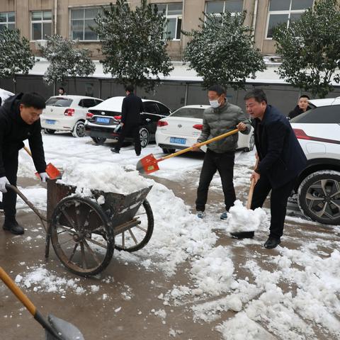 除雪护行丨永年区教体系统以雪为令，迅速行动除隐患