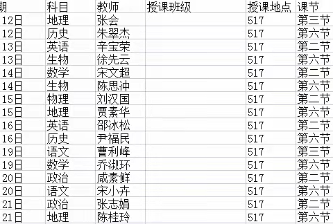 平矿中学名师引领示范课