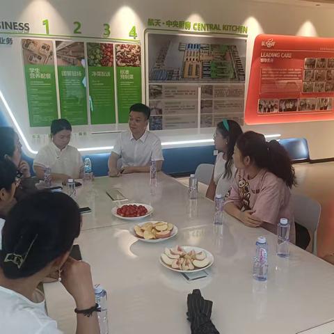 褚庄小学膳食委员会配餐公司考察纪实