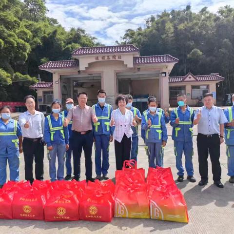 市总工会领导赴花都 ﻿慰问一线环卫工人