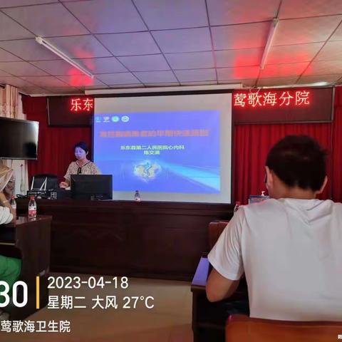 推进胸痛单元建设，提升胸痛救治能力——乐东县第二人民医院医共体莺歌海分院开展胸痛单元建设培训会