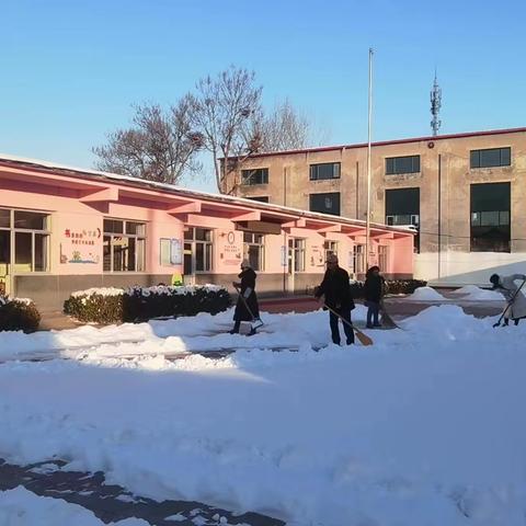 一场风雪，一场守护—南皮镇北城小学清除积雪纪实