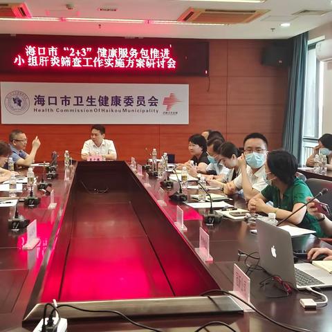 海口市“2+3”健康服务包推进小组召开肝炎筛查工作实施方案研讨会