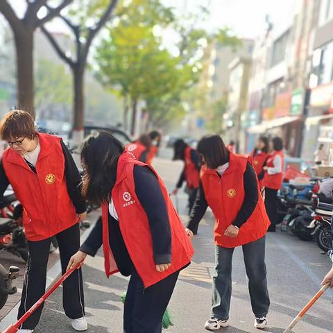 富强小学创卫活动进行时