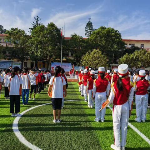 “绿美广东，红领巾在行动”——羊角镇俊川小学开展迎接建队日入队仪式活动