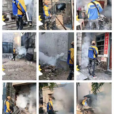 消杀小组继续对莺歌海镇、尖峰镇进行消杀