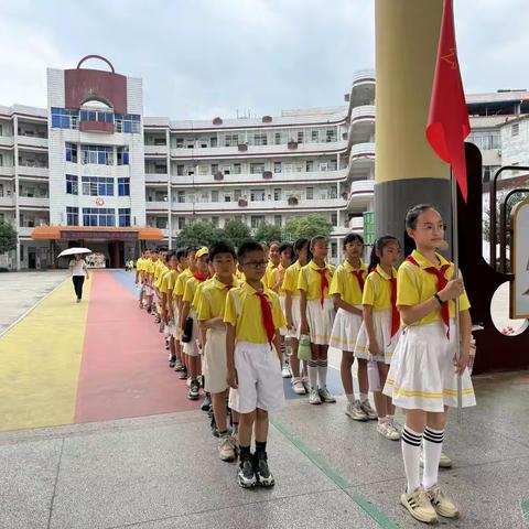 横州镇龙池小学参观国防教育基地