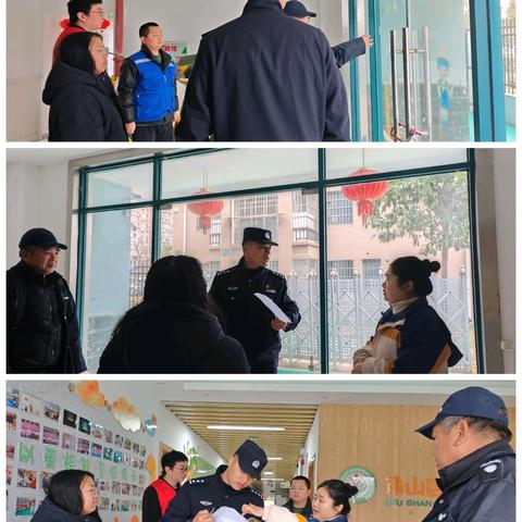 使“检”常态化，以“查”保安全，景东安厦幼儿园警园社三联动安全检查