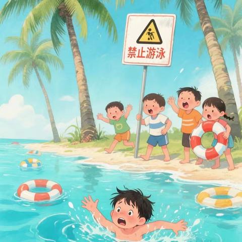 珍爱生命，预防溺水——景东安厦幼儿园预防溺水安全教育宣传