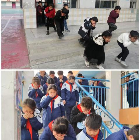 南曲沟小学消防演练