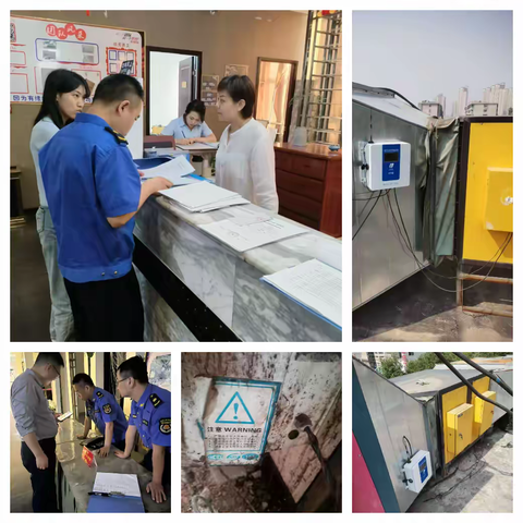 区城管局督导检查全区部分重点餐饮单位油烟污染治理工作