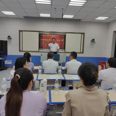 【强镇筑基在行动】栖霞市庙后学校青蓝工程系列活动之“喜迎国庆，歌颂祖国”演讲比赛