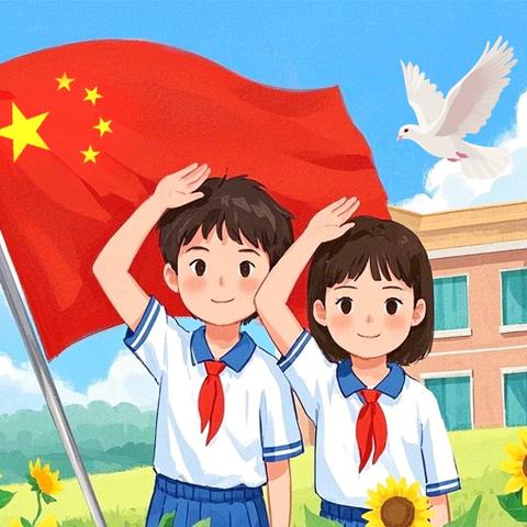 敬爱传美德 ﻿——六7中队升旗仪式