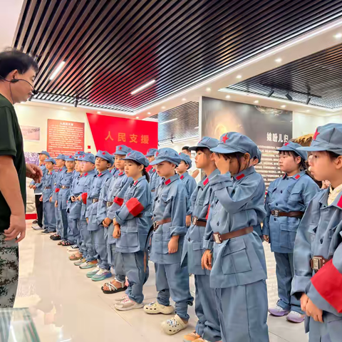 【嵌入式服务】红韵浸润少年心 赓续薪火育新人——佃户屯街道依托红色党建阵地赋能暑期少年培育工作