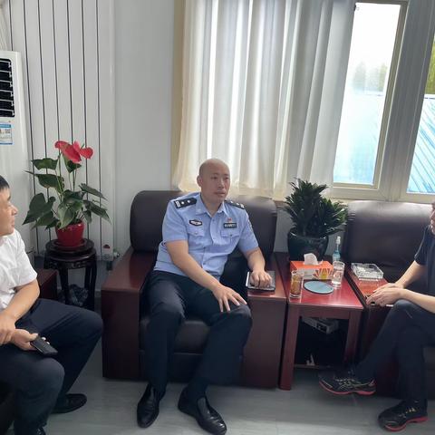 治安大队对济南长清热电有限公司进行安全检查