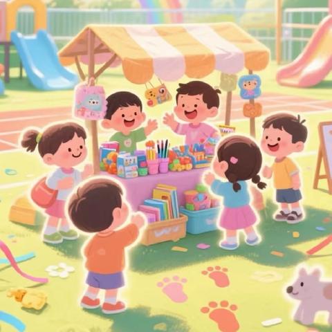 夏日芽芽集市——快乐过六一（小买手财商启蒙体验活动）小一班