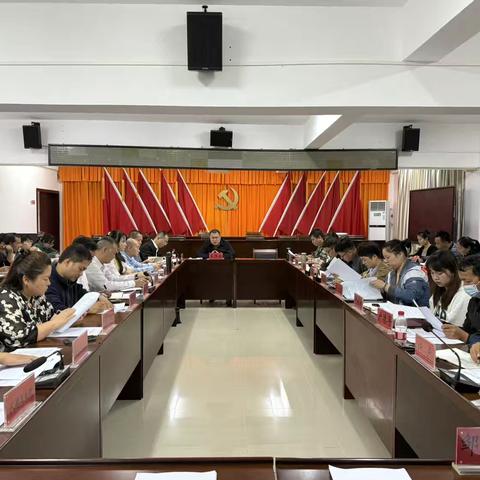 水满乡召开乡村振兴大队例会暨督导迎检工作部署会