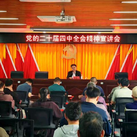 水满乡多措并举深入学习宣传贯彻党的二十届四中全会精神
