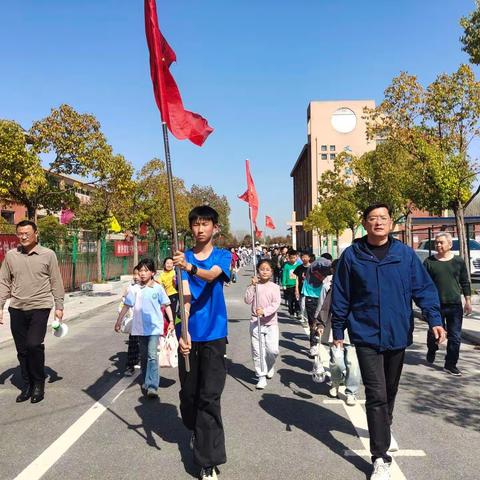 踏春远足   励志毅行——长丰县义井小学踏青远足活动