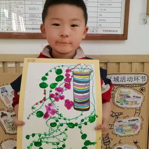 锦程幼儿园中一班童心童画作品展