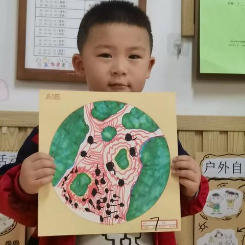 锦程幼儿园中一班童心童画作品展