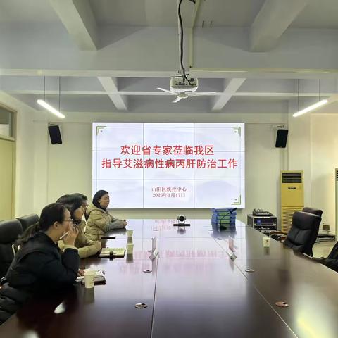 河南省疾控中心艾防所所长张国龙莅临我区指导艾滋病性病丙肝防治工作