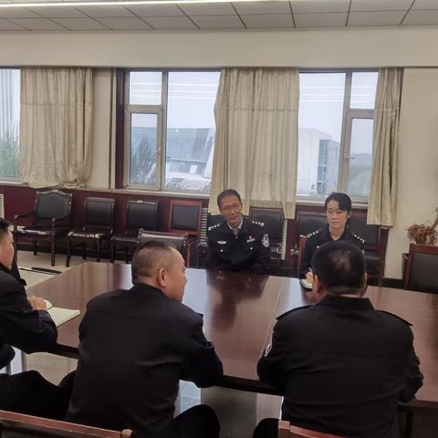 韩东飚同志到大辛庄派出所调研指导工作