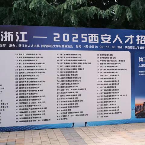 景宁县人力社保局带队参加“就在浙丽•想创就创”2025浙江丽水-陕西西安产业人才招引系列活动
