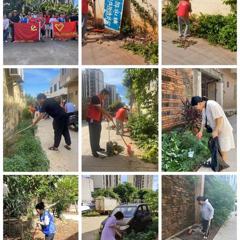 晋美社区持续开展人居环境卫生整治和翻盆倒罐工作