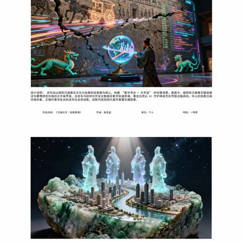 传统回响与未来灵光‖第二届“设计南阳”艺术设计大展AI南阳与综合设计类作品述评