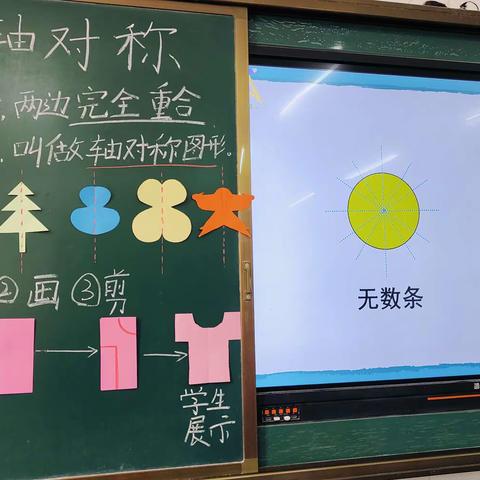 “剪纸”遇上轴对称，玩转数学增兴趣——龙庆九小二年级数学实践活动