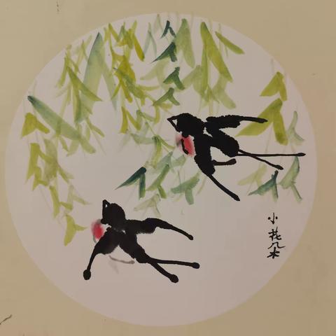 大家好，我是池阳小学一年级二班张慈姝，“微实践”之我是最美小画家