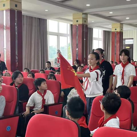 牢记党的使命 争做强国少年——八宝小学少先队入队仪式