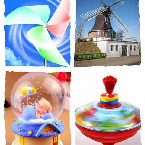 大一班主题《旋转王国》