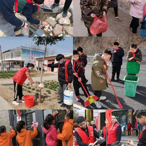 学习雷锋       我们在行动——柳泉铺邢营小学