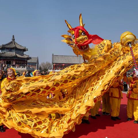 赫图阿拉城的二月二”龙抬头“庙会