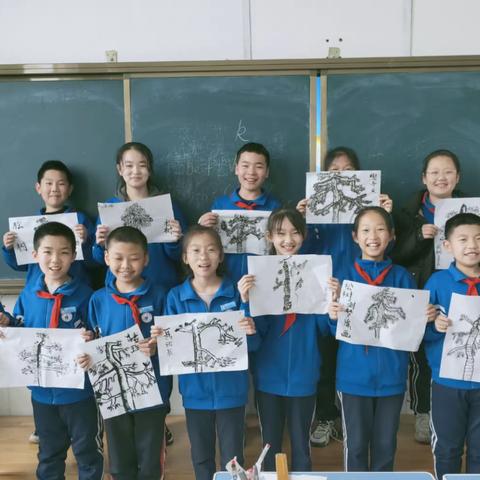 大王镇实验小学国画课堂————家园篇