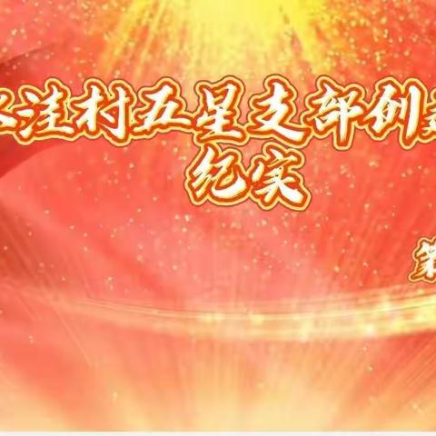 付水洼村五星支部创建工作