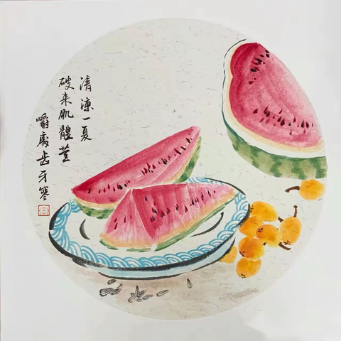 “清凉一夏”——南阳市第三小学国画社团周课记录