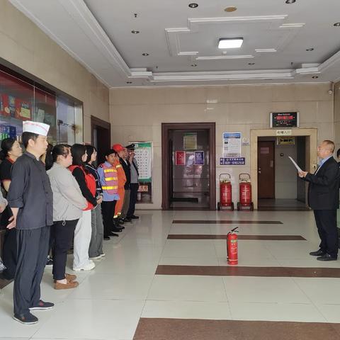 落实好事清单 筑牢安全防线 | 文北一社区开展消防演练活动