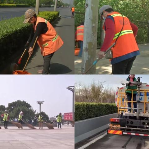 市城管执法局劳动节假期不松懈一线保障城市运行