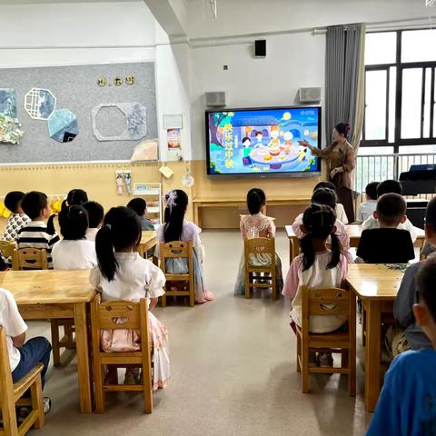 童心童韵 乐享中秋——阜南县玉泉幼儿园大班年级组中秋节活动