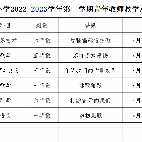 恰夏镇五星小学举办青年教师教学展示大赛