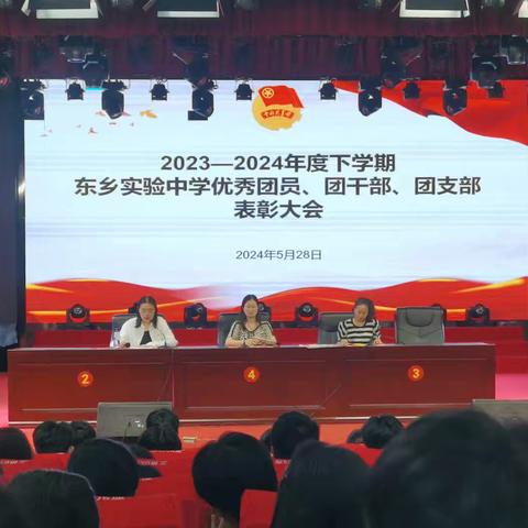 学习榜样精神，凝聚前行力量——东乡实验中学优秀团员、团干部、团支部表彰大会