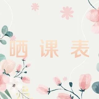 多彩课程促“双减” 五育并举共成长——吕官屯明德小学2025年春季晒课表