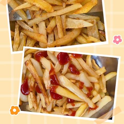 “美食每刻，与食俱进”，炸薯条🍟🍟🍟——灵武市健康幼儿园大三班食育主题活动