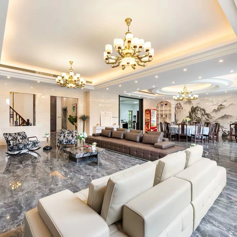 【游创连锁品牌｜黄埔御湖店】广州市黄埔区知识城·山景湖景·12房（11套房）五层电梯·百人团建·1300平米超大户型度假别墅