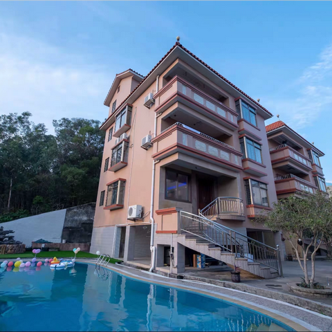 【游创桃莲➕桃花店联排】广州市番禺区·莲花山旅游区·带大会议室·泳池12房双栋别墅