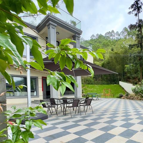 【游创·依山小栈】 6房10床｜山泉水泳池/鱼塘垂钓/户外草坪/24小时独K